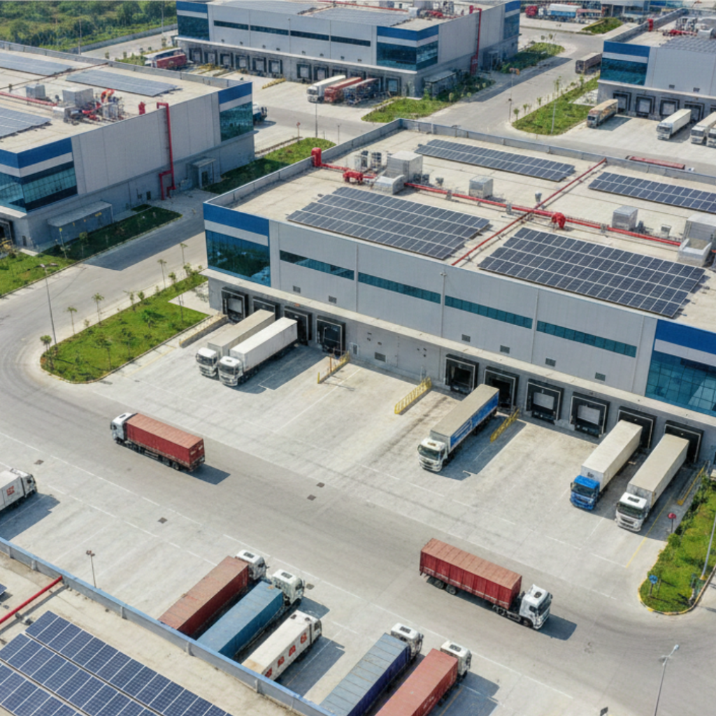 How to Build a Grade A Logistics Park in India with Complete MEP, Security & Warehouse Infrastructure Solutions